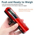thumbnail image 3 of Travel Inspira Luggage Scale Battery-Free, Portable Handheld Digital Suitcase Scale for Travelling, 110lbs/50kg（Red), 3 of 11