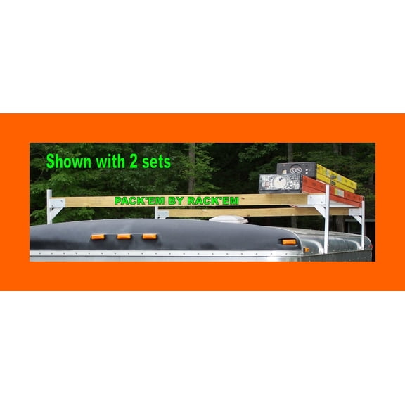 Aluminum Ladder Roof Rack Will Fit Most Enclosed Trailer - 1 section - PK-28B
