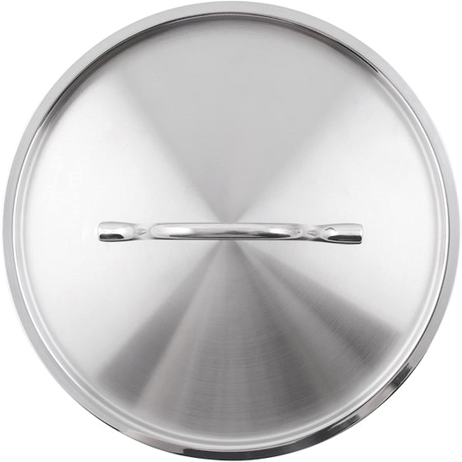 Truecraftware – 16 qt. Stainless Steel Stock Pot Lid - Heavy Duty Stock Pot Cover Stew Pot Simmering Pot Soup Pot Lid Oven Safe & NSF Certified