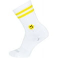 thumbnail image 4 of SockGuy SGX Smiley Socks - 6 inch, White/Yellow, Large/X-Large, 4 of 4