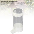 thumbnail image 5 of BOKYAN 6pcs Birds Cage Water Feeder, Automatic Spill Proof Bird Waterer Dispenser, 200ml / 6.76 fl oz Capacity, Plastic Hanging Feeder for Parrots Budgies Lovebirds, 5 of 5