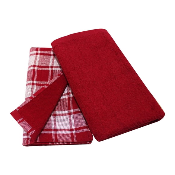 HOME TRENDS PL HTKT 2PK YD FLAT RED