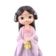 thumbnail image 3 of Princesa Figurita Linda Resina Hogar Tienda Adornos Decoraciones Púrpura, 3 of 7