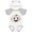 White & Heather w/ Ears, variant on Inktastic Day Of The Dead Pumpkin Boys or Girls Baby Bodysuit