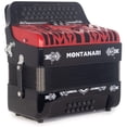 thumbnail image 4 of Montanari CM II Accordion, 3-Switch, Black with Red, 12-Bass, 4 of 9