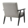 thumbnail image 6 of Alton Linen Armchair, Grey/Black, 6 of 9