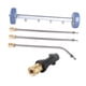 thumbnail image 4 of Limpiador de bajos de hidrolavadora, accesorio para lavar bajos de auto, premium y resistente, con varillas de extensión para entrada de vehículos con conector K, 4 of 8