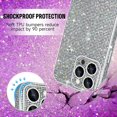 Compatible with iPhone 14 Pro Max Glitter Case Women Girls Bling