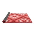 thumbnail image 2 of Ahgly Company Indoor Square Southwestern Red Country Area Rugs, 4' Square, 2 of 4