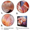 thumbnail image 3 of Designart "Dreaming of Peach Peonies" Floral Floater Framed Canvas Print, 3 of 7