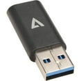 thumbnail image 3 of V7 USB A Male to USB-C Female USB 3.2 Gen2 10 Gbps Black V7USB3AC, 3 of 5