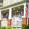 thumbnail image 5 of Topboutique 6 Strings Star Streamers Banner, Red White Blue Decorations, Patriotic Star Garland, Paper Star Banner Decor for Independence Day Memorial Day BBQ Holiday Party Supplies, Total 39.4 ft, 5 of 7