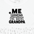 thumbnail image 4 of Inktastic Me Plus Grandma Equals One Broke Grandpa Girls Baby Dress, 4 of 5