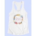 thumbnail image 3 of Snarky Florals Xi. Racerback Tank Women -June Erica Vess Designs, Female XX-Large, 3 of 4