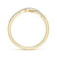thumbnail image 2 of ANGARA Natural 0.4 Ct. Diamond Infinity Ring in 14K Yellow Gold for Women (Ring Size: 8), 2 of 8