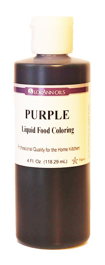 LorAnn Liquid Food Color Purple 4 oz