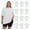 12 Pack White, variant on SOCKS'NBULK 12 Pack Womens Oversized T-shirt T-shirt s, Crew Neck Short Sleeve Baggy Loose Tops Oversize Tees Color Assorted, Size Medium