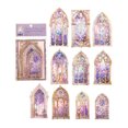 thumbnail image 1 of 10 pegatinas holográficas Sincero para álbumes de recortes en color morado, 1 of 10