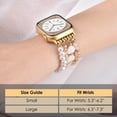 thumbnail image 3 of Pulsera con cuentas compatible con Apple Watch de 38 a 45 mm de AIRSPO, 3 of 8