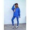 thumbnail image 1 of Primavera Verano 2024 camisa nueva casual suéter holgado pantalones ajustados conjuntos de traje de 2 piezas para mujeres conjuntos de pantalones de 2 piezas, 1 of 5