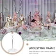 thumbnail image 3 of OULII 1Pcs Display Stand Doll Display Stand Stainless Steel for Action Figure Support, 3 of 7