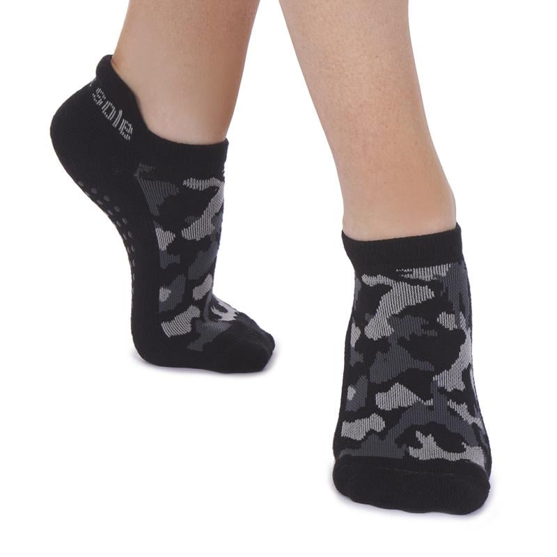 Harley Tab Back Non Slip Grip Socks for Pilates, Barre, Yoga, Dance