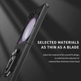 thumbnail image 4 of Allytechgroup for Samsung Galaxy Z Flip 7 Magnetic Case, Compatible with Car Mount Shockproof Ring Holder Anti-Scratch Bumper Slim Hard PC Cover Phone Case for Samsung Galaxy Z Flip 7, Black, 4 of 11
