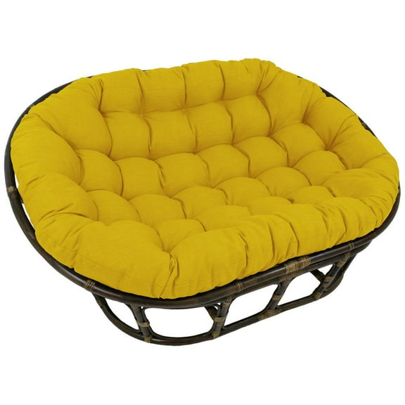 Blazing Needles 65-inch Indoor/Outdoor Double Papasan Cushion