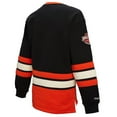 thumbnail image 3 of Women's Mitchell & Ness Black Philadelphia Flyers Heritage Lace-Up Pullover Sweatshirt, 3 of 7