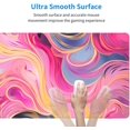 thumbnail image 6 of Large Marble Gaming Mouse Pad - Watercolor Marble Texture Extended Mouse Pad 31.5x11.8 Inch Modern Ink Art Laptop Keyboard Mousepad for Office and Home, 6 of 6