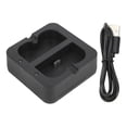 thumbnail image 2 of Dual Ring Battery Charger Station, Compatible Portable USB Charging Station With Charging Cable For Spotlight Cam Battery For Video  Battery, 2 of 8