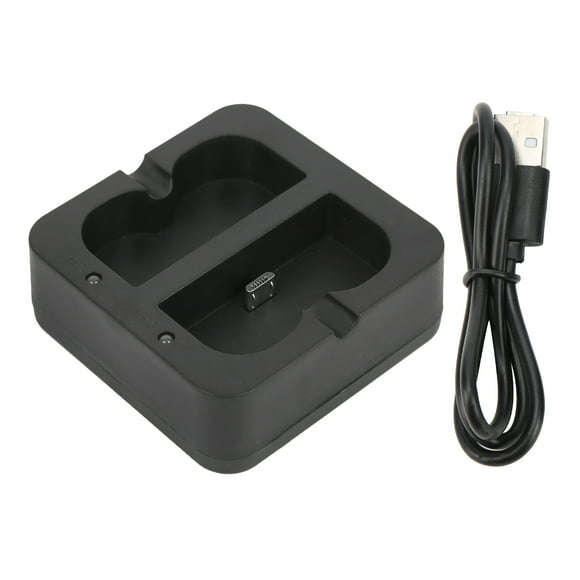 Dual Ring Battery Charger Station, DC5V 800mA X 2 USB Charging Station Dual Port Charging Compatible For Spotlight Cam Battery For Video Battery
