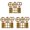 Khaki*3, variant on Wooden Dollhouse Door Craft Kit, 6-Piece Miniature Door and Window Accessories -KH