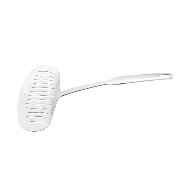Cusimax Stainless Steel Slotted Spatula Extra Wide Kitchen Turner