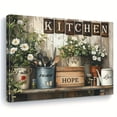 thumbnail image 4 of Framed 2D Artwork Featuring Rustic Floral Plant Paintings for a Farmhouse Kitchen Wall, Including Kitchenware And Daisy Images, Inspirational Quotes, And Posters Suitable for Home Decor in Restaurant, 4 of 10