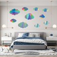 thumbnail image 1 of asddcavvf Cloud Wall Stickers Can Be Freelys Combined With Rainbow Cloud Stickers Middle School Locker Decorations Grandma Inhaler Wall Sticker, 1 of 9