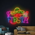 thumbnail image 3 of Handmadetneonsign Let's Fiesta Neon Sign, Mexican Festival Wall Art Decor, Mexico Party Wall Decor, 3 of 5