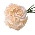 thumbnail image 3 of Artificial Rose Flower Simulation Flower Bouquet For Home Decoration(Champagne), 3 of 3