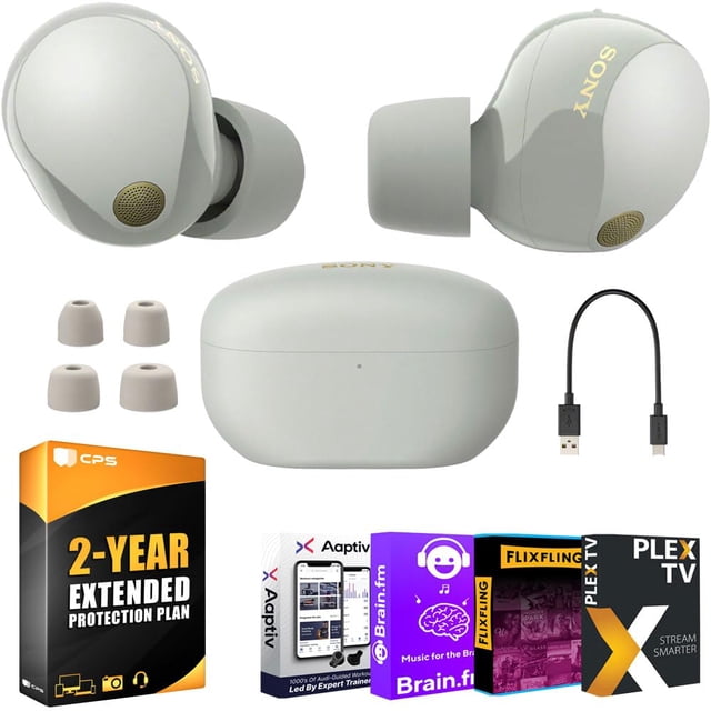 Auriculares Truly Wireless Sony WF-1000XM5 con paquete de protección
