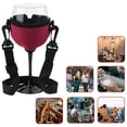 thumbnail image 2 of 4 Pcs Support de Verre à Vin Portable Sangle de Support de Verre à Vin pour Outils de Cocktail d'Anniversaire, 2 of 7