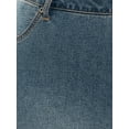 A3 Denim Women's Plus Size Stretch Denim Overalls with Cuffs
