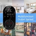 thumbnail image 3 of Mistaha Digital Thermostat Outlet Plug 16A Outlet Socket Temperature Controller 5+1+1 Six Periods & Heating, 3 of 8