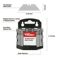 thumbnail image 3 of Hyper Tough 50-Piece Utility Knife Blades, 3 of 13