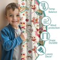 thumbnail image 3 of Blackout Kids Curtains,Pioneer Flower Floral Print Pattern Childrens Insulated Curtains Set Of 2,Bedroom Essentials,Toddler Room Decor 42"x63", 3 of 5