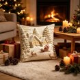 thumbnail image 2 of KFUIRDE Christmas-Printed Cushion Cover 18x18in, 3D Printed Sofa Pillow with Festive Christmas Theme, Decorative Cushion Case for Couch Living Room, Xmas Holiday Home Decor A, 2 of 5