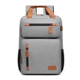 thumbnail image 2 of Graflsoa Vintage Style Expandable Laptop Backpack for Men - Water-Resistant, Durable, and Versatile with Multiple Compartments, Adjustable Straps, and Luggage Strap, Ideal for Work, Travel, and Daily, 2 of 7
