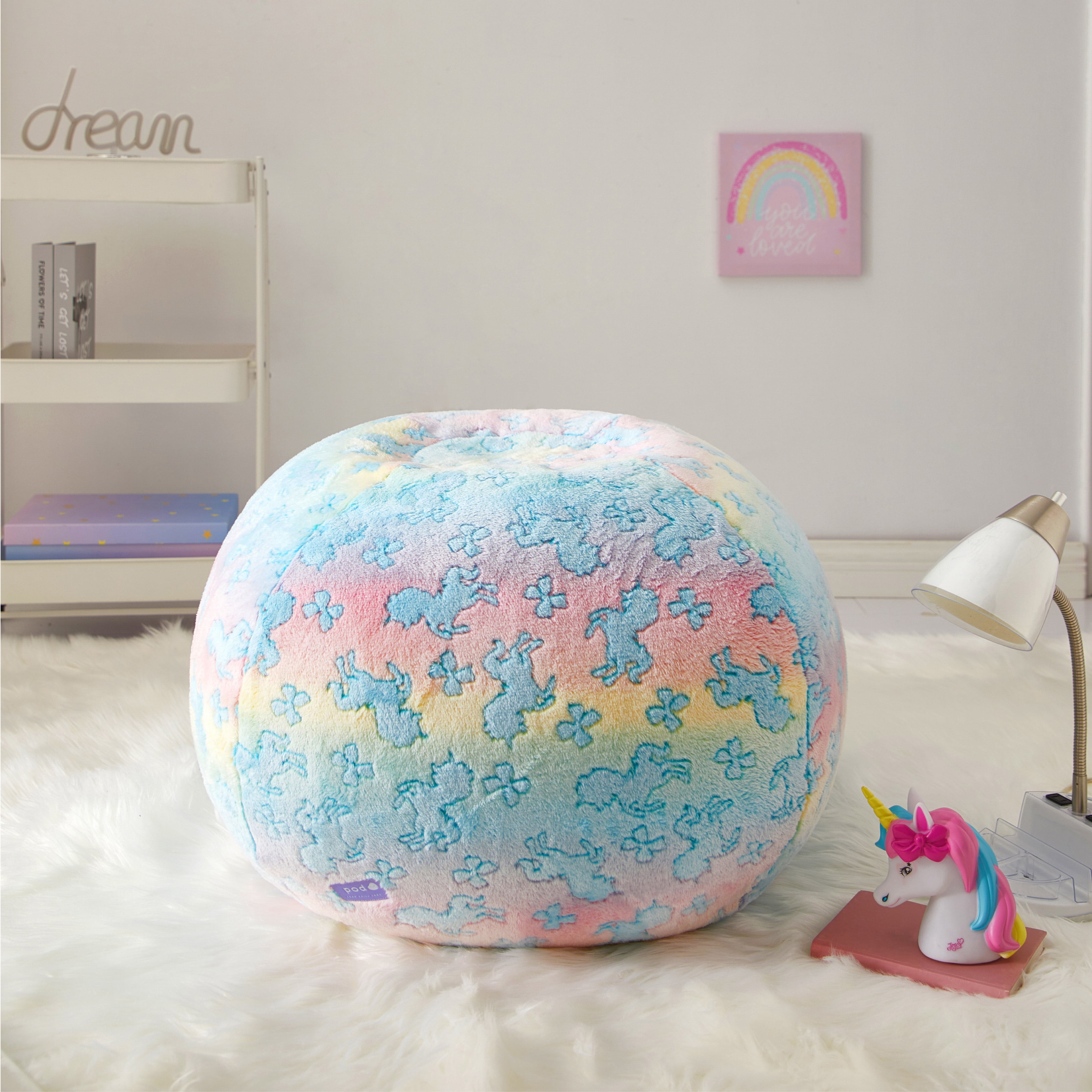 Jojo siwa unicorn bean bag chair deals