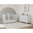 thumbnail image 4 of Graco Solano 4-in-1 Convertible Baby Crib with Drawer, White, 4 of 18