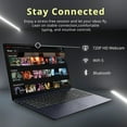 thumbnail image 4 of LENOVO IdeaPad 15.6" FHD Laptop, Intel Pentium Silver N6000 Processor, 12GB RAM, 256GB PCIe SSD, 720P HD Webcam, Dolby Audio, 1 Year Office, Blue, Win 11 S, Hotface 32GB USB Card, 4 of 8