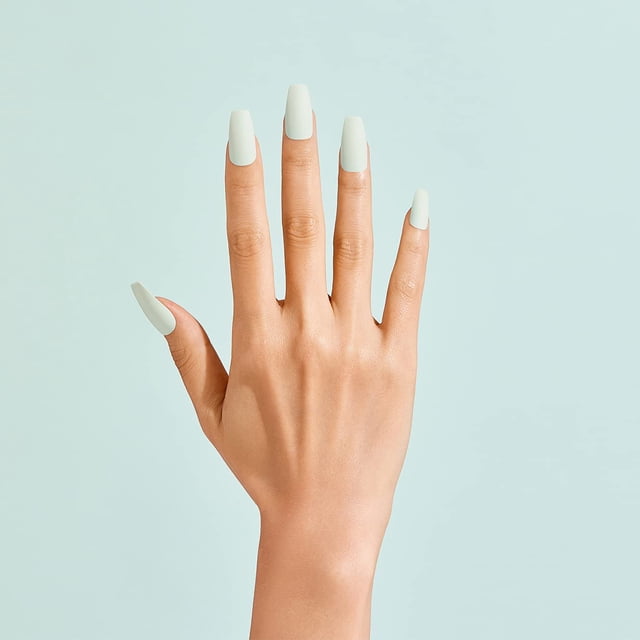 Uñas Postizas GoldFinger Cubierta Completa Largo Largo 24 piezas
